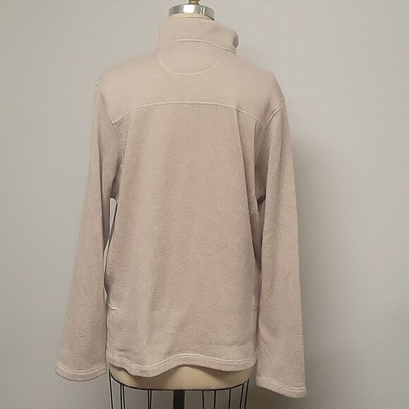 Woolrich Oatmeal colored quarter-zip, size XL - Picture 2 of 5